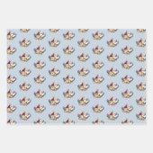 Das fliegende Weihnachtsschwein Geschenkpapier Set (Vorderseite 3)