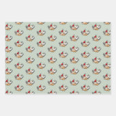 Das fliegende Weihnachtsschwein Geschenkpapier Set (Vorderseite 2)