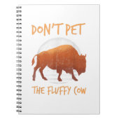 Das fließende Kuh Bison Buffalo National nicht ess Notizblock (Vorderseite)