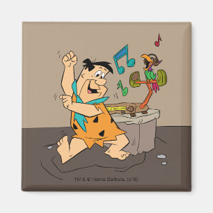Das Flintstones  Fred Flintstone-Tanzen Magnet