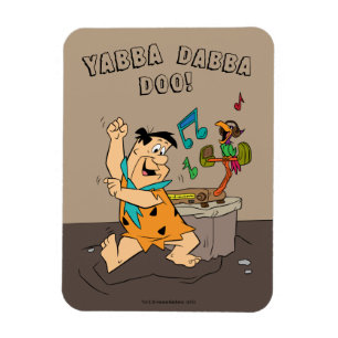 Das Flintstones  Fred Flintstone-Tanzen Magnet