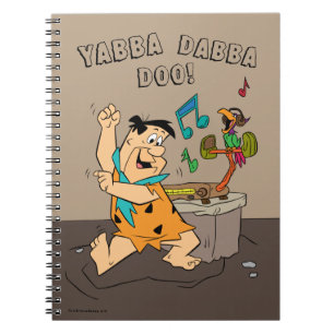 Das Flintstones  Fred Flintstone-Tanzen Notizblock