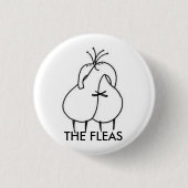 Das Floh-Knopf-Abzeichen Button (Vorderseite)