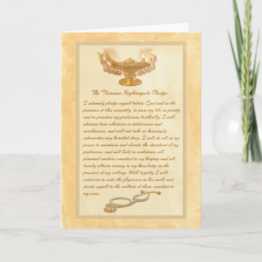 Das Florenzer Nachtigall-Versprechen Karte (Vorderseite)