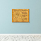 Das Florenzer Nachtigall-Versprechen Leinwanddruck (Insitu (Holzboden))