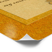 Das Florenzer Nachtigall-Versprechen Poster (Ecke)