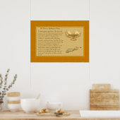 Das Florenzer Nachtigall-Versprechen Poster (Küche)