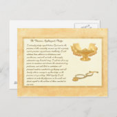 Das Florenzer Nachtigall-Versprechen Postkarte (Vorne/Hinten)