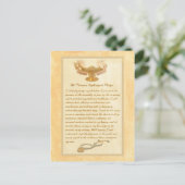 Das Florenzer Nachtigall-Versprechen Postkarte (Stehend Vorderseite)