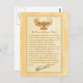 Das Florenzer Nachtigall-Versprechen Postkarte (Vorne/Hinten)