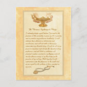 Das Florenzer Nachtigall-Versprechen Postkarte (Vorderseite)