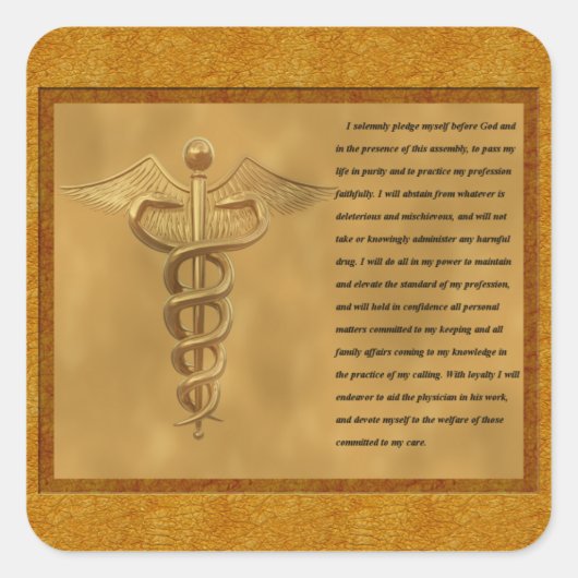 Das Florenzer Nachtigall-Versprechen Quadratischer Aufkleber (Vorderseite)