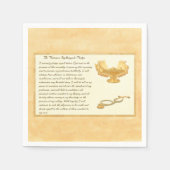 Das Florenzer Nachtigall-Versprechen Serviette (Vorderseite)