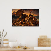 Das Floß der Medusa von Théodore Géricault Poster (Küche)