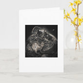 DAS FLOSS (NACH GERICOAULD)  KARTE (Gelbe Blume)