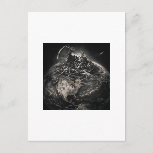 DAS FLOSS (NACH GERICOAULD)  POSTKARTE (Vorderseite)