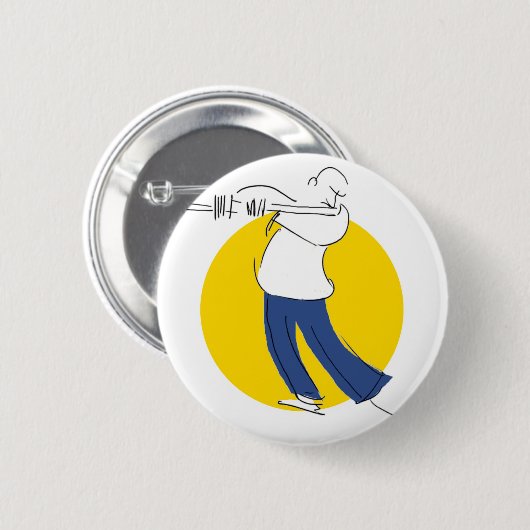 das fluet button (Vorne & Hinten)