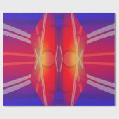 Das Flügeln von Neon wird gelähmt Geschenkpapier (Flach)