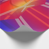 Das Flügeln von Neon wird gelähmt Geschenkpapier (Ecke)