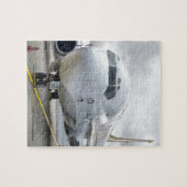 Das Flugzeug am Flughafen auf Straße Puzzle (Horizontal)