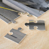 Das Flugzeug am Flughafen auf Straße Puzzle (Seite)