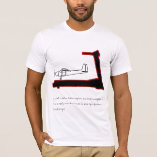 Das Flugzeug auf einer Tretmühle… T-Shirt