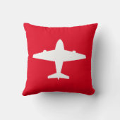 Das Flugzeug-Wurfs-Kissen der Gewohnheits-Kinder Kissen (Rückseite)
