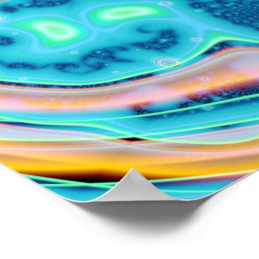 Das Flukish One (12" x 12") Art Print Poster (Ecke)