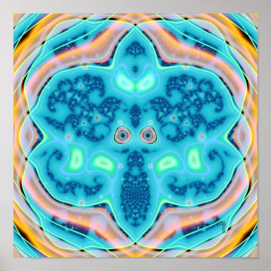 Das Flukish One (12" x 12") Art Print Poster (Vorne)