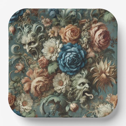 Das Flüstern, das das Messer scharf macht - Kissen Pappteller (Vorderseite)