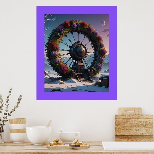 Das Flüsterrad Poster (Küche)