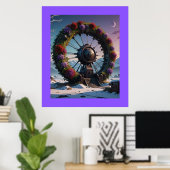 Das Flüsterrad Poster (Heimbüro)