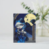 "Das flüsterte Wort, 'Lenore!" Postkarte (Stehend Vorderseite)