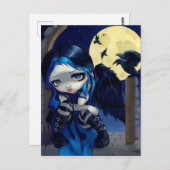 "Das flüsterte Wort, 'Lenore!" Postkarte (Vorne/Hinten)