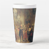 Das Flute Konzert Adolph Menzel Milchtasse (Vorderseite)