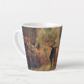 Das Flute Konzert Adolph Menzel Small Milchtasse (Linke Ecke)