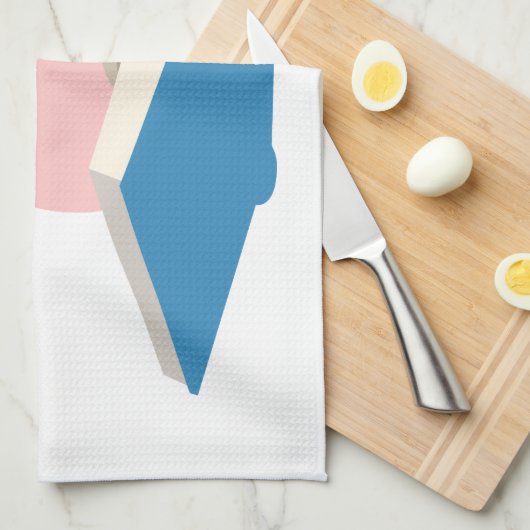 Das Flying Book und der Cartoon Pig Kitetücher Küchentuch (Viertel Falte)