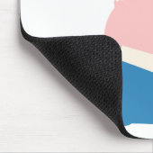 Das Flying Book und der Cartoon Pig Mousepad (Ecke)