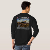 Das Flying Tigers langes Hülsen-T-Shirt T-Shirt (Schwarz voll)