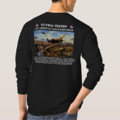Das Flying Tigers langes Hülsen-T-Shirt T-Shirt (Rückseite)