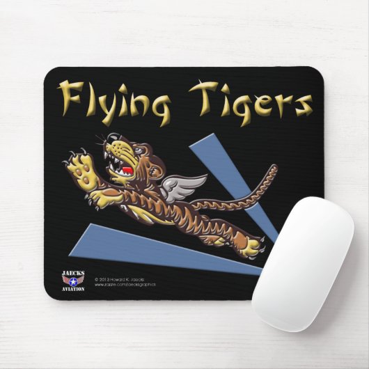 Das Flying Tigers Logo Mousepad (Mit Mouse)