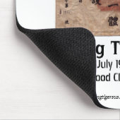 Das Flying Tigers Mausunterlage - Blut-Zettel Mousepad (Ecke)