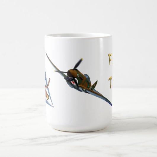 Das Flying Tigers P-40B Warhawk Kaffee-Tasse Kaffeetasse (Mittel)