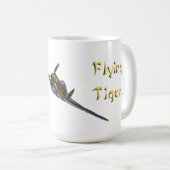 Das Flying Tigers P-40B Warhawk Kaffee-Tasse Kaffeetasse (VorderseiteRechts)