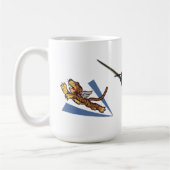 Das Flying Tigers P-40B Warhawk Kaffee-Tasse Kaffeetasse (Links)