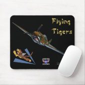 Das Flying Tigers P-40B Warhawk Mousepad (Mit Mouse)