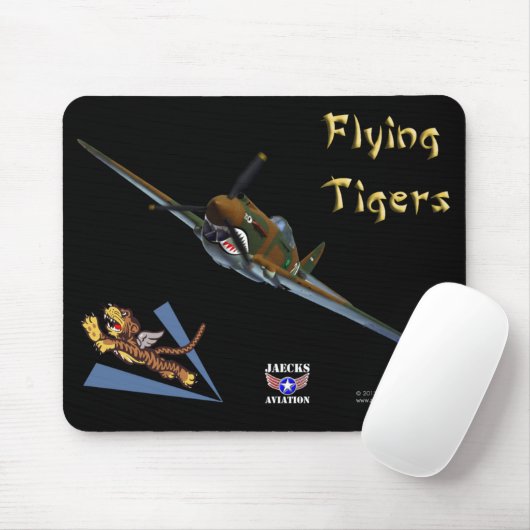 Das Flying Tigers P-40B Warhawk Mousepad (Mit Mouse)