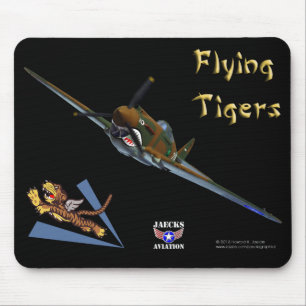 Das Flying Tigers P-40B Warhawk Mousepad