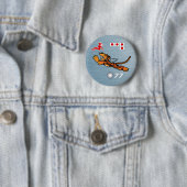Das Flying Tigers WWII Nasen-Kunst Button (Beispiel)