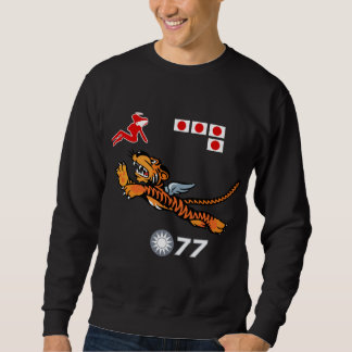 Das Flying Tigers WWII Nasen-Kunst Sweatshirt